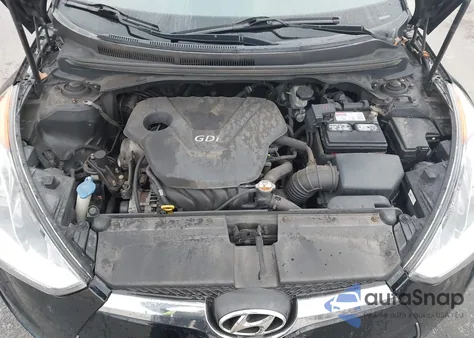 2014 Hyundai Veloster Base W/Gray from USA, damaged, VIN KMHTC6AD1EU183350